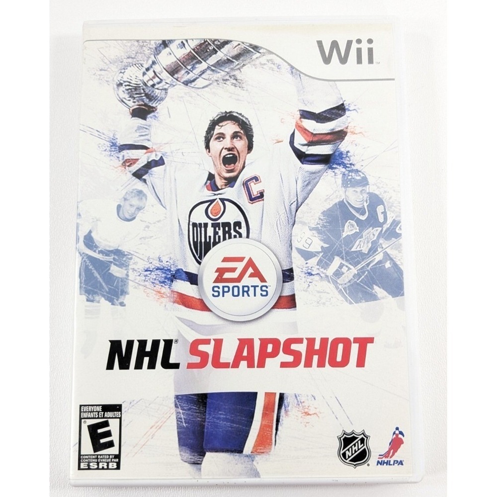 NHL Slapshot Nintendo Wii Game EA Sports Wayne Gretzky Complete CIB RVL-SHYE-USA
